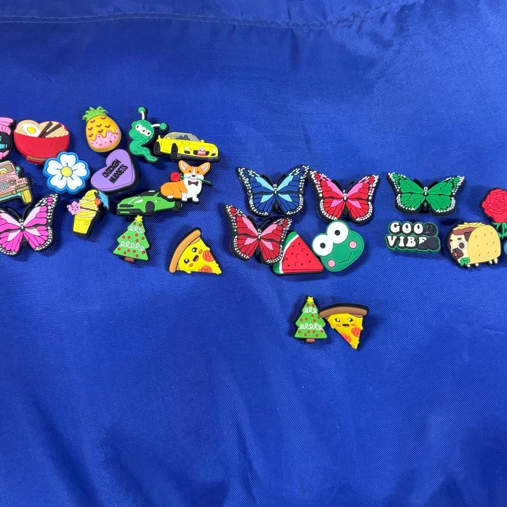 Colorful Shoe Charms Set